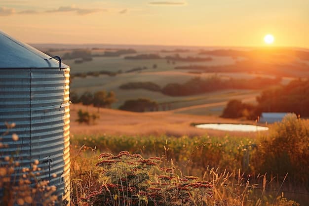 Water storage tank installed as part of a HydroDrill Experts pump system