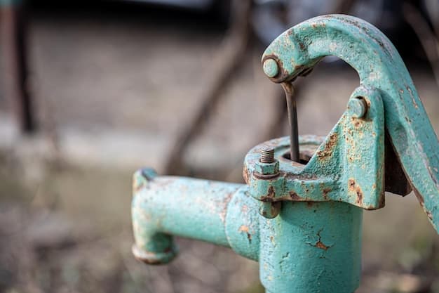 Outdoor water tap connected to a newly installed borehole pump