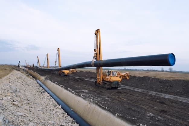 Truck-mounted rig drilling and casing a borehole on site
